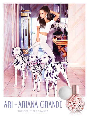 Ariana Grande Perfume ad - Ph Ellen von Unwerth
