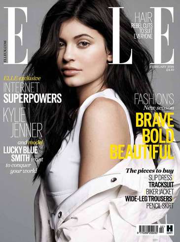 Elle - UK - Kylie Jenner - web  1 