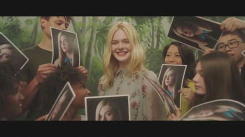 Elle Fanning Fan Fantasy  Vogue