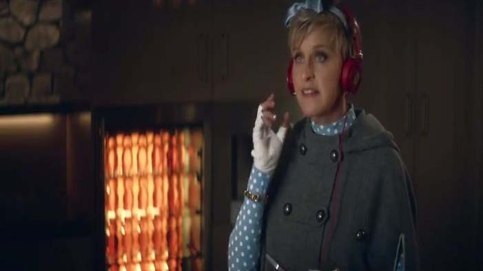 Ellen s Big Game Commercial The Right Music For Beats Music 1