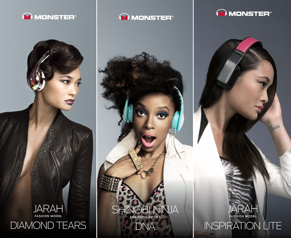 Monster headphones ladies-1